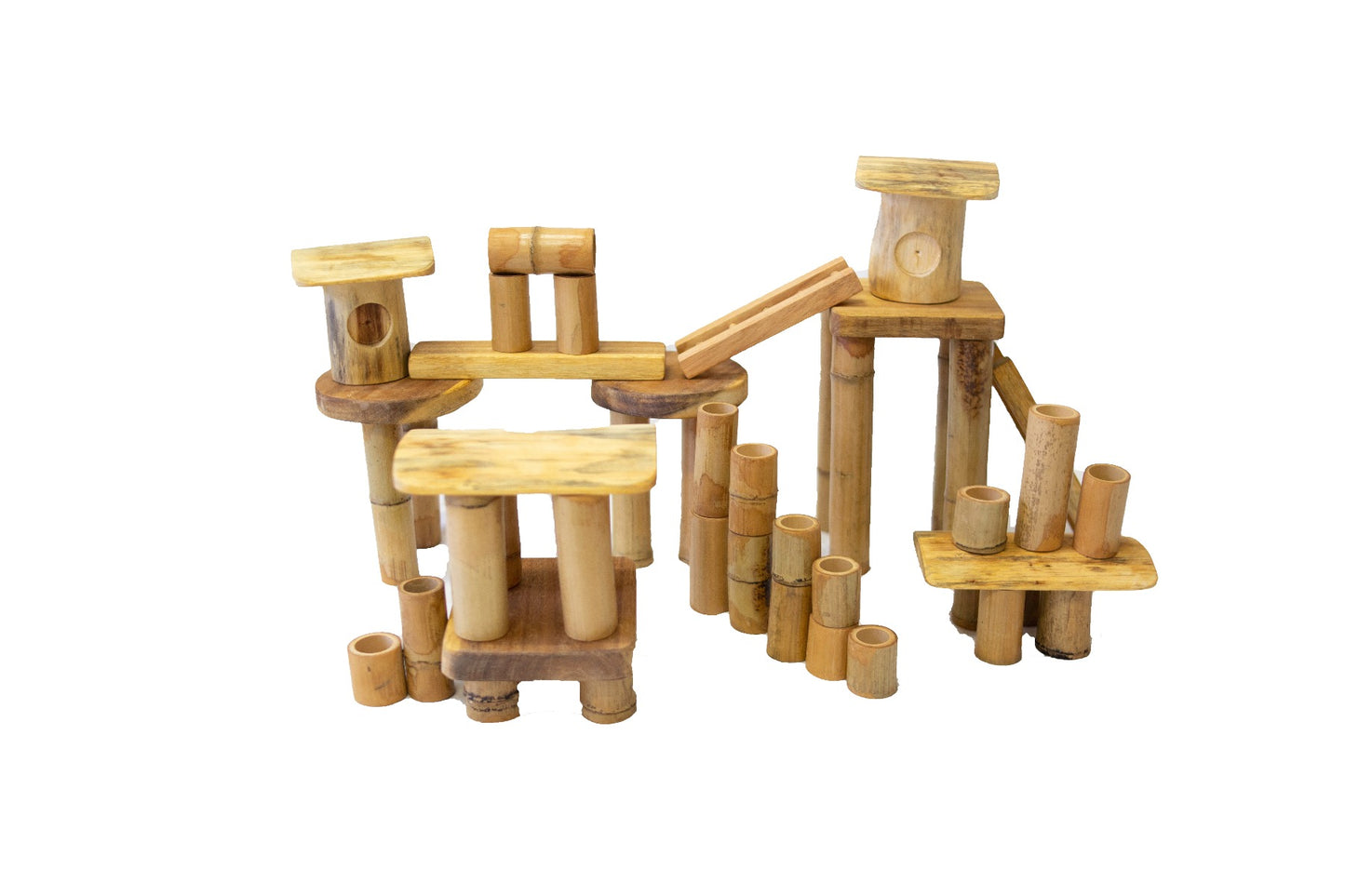 Bamboo Building Set 50 Pieces