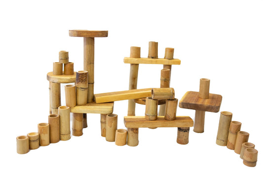 Bamboo Building Set 46 Pieces