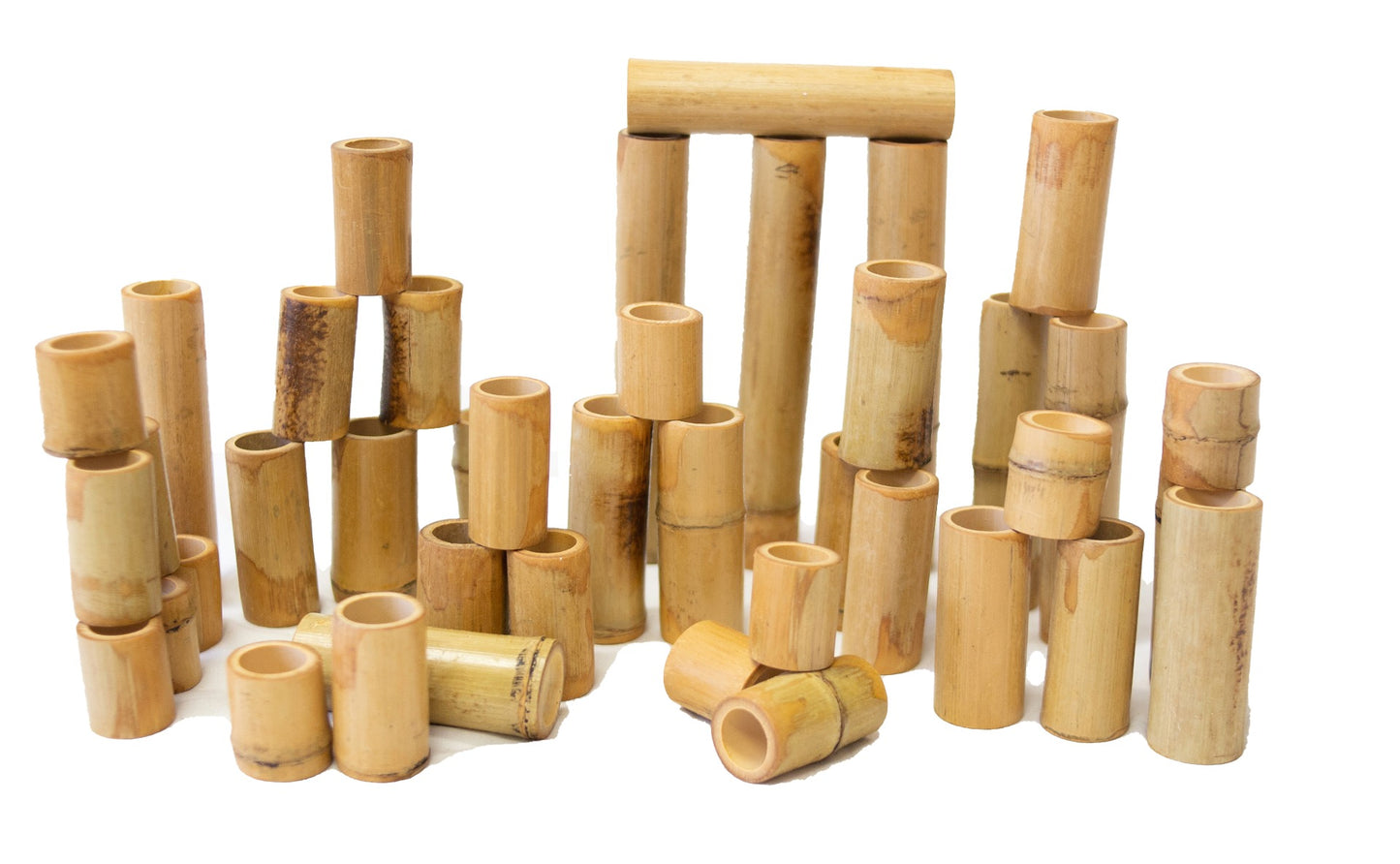 Bamboo Counting and Building Set 40 Pieces