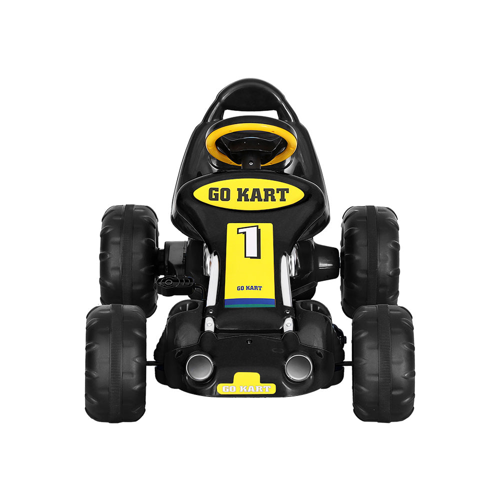 Pedal Go Kart Ride On Toys Racing Car Plastic Tyre Black