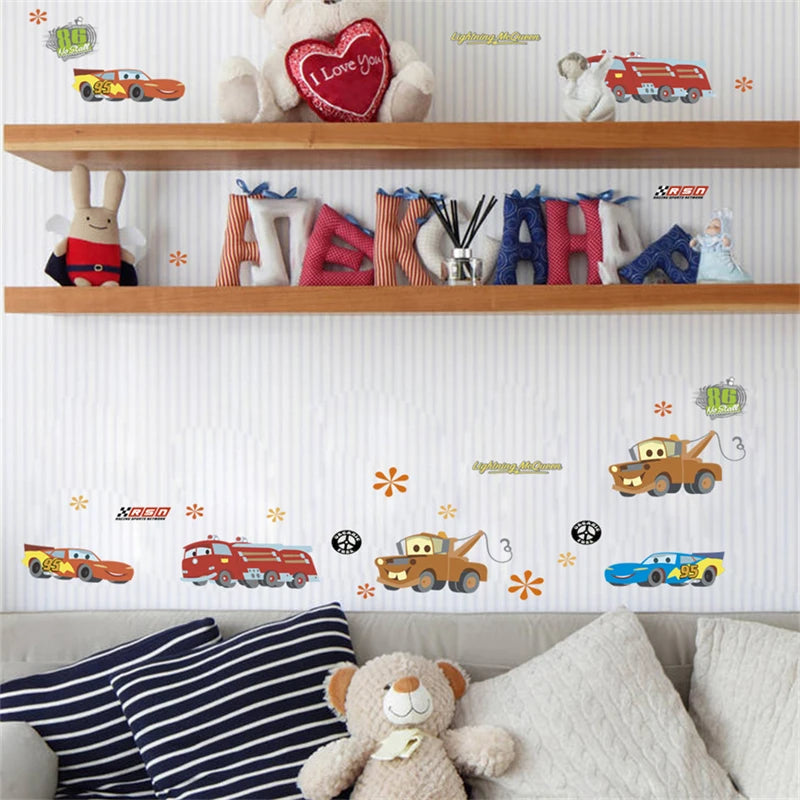 Self Adhesive Disney Cars Wall Sticker