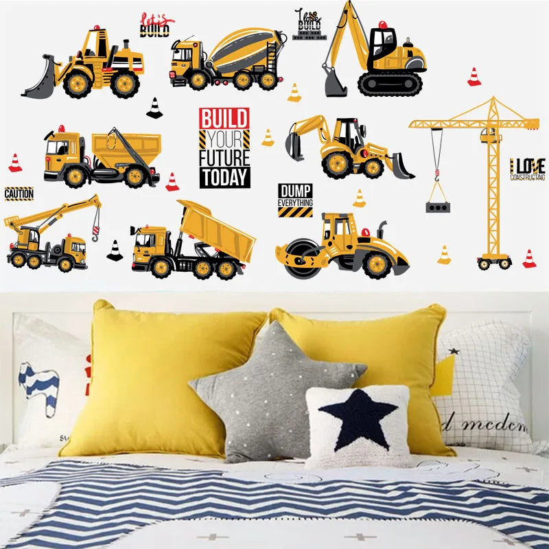 Tractor Wall Stickers DIY