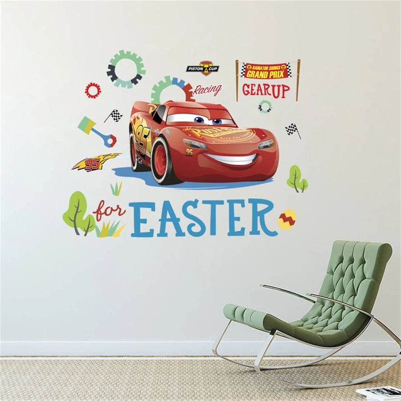 Self Adhesive Disney Cars Wall Sticker