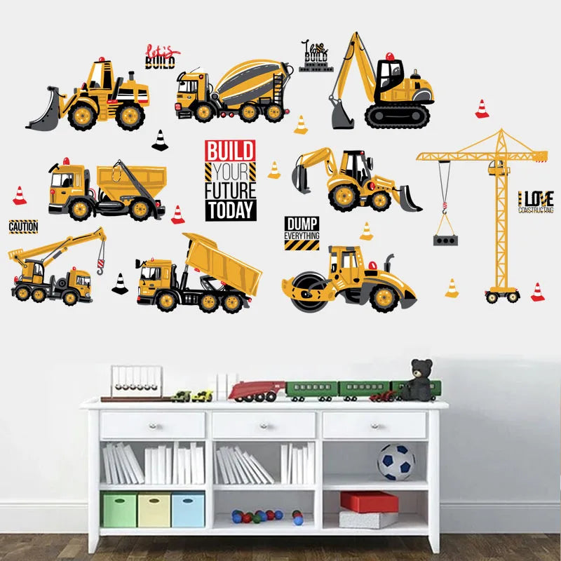 Tractor Wall Stickers DIY