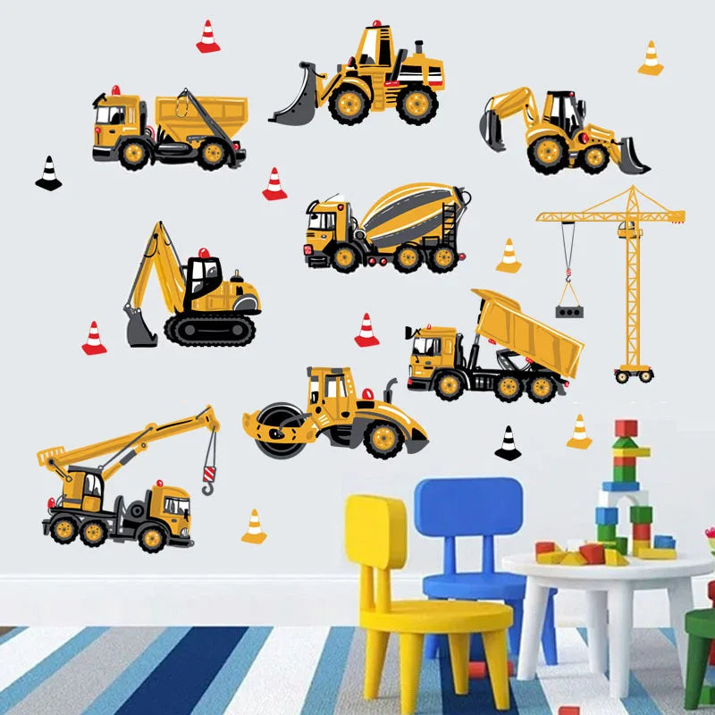 Tractor Wall Stickers DIY