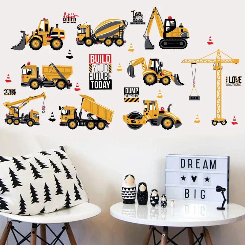 Tractor Wall Stickers DIY