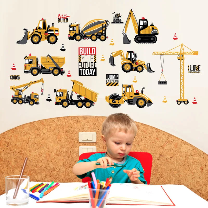 Tractor Wall Stickers DIY