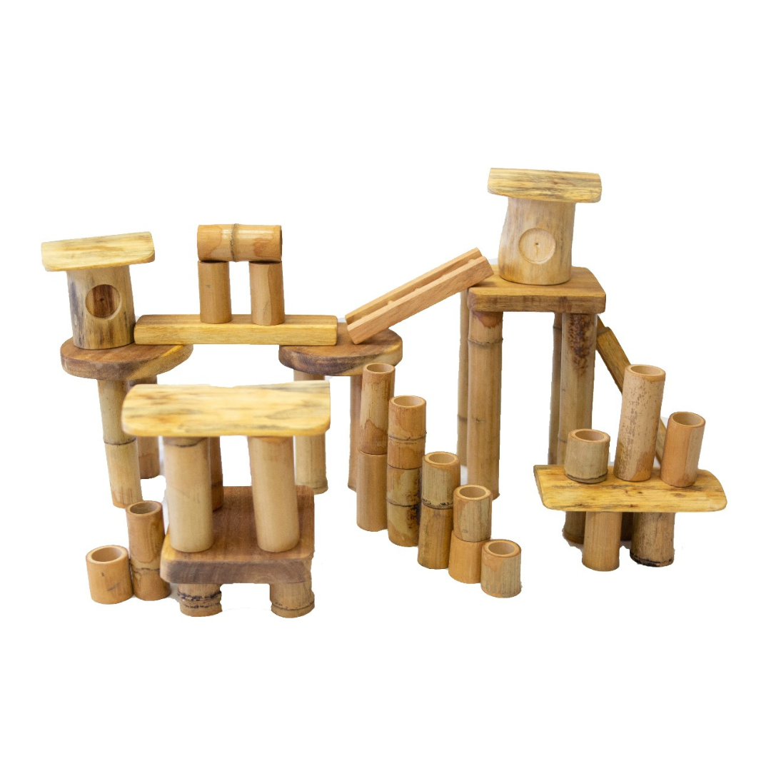 Bamboo Building Set 50 Pieces