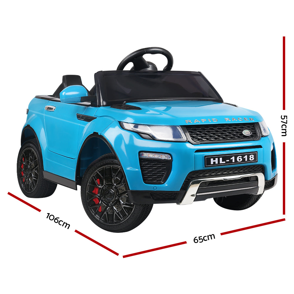 Electric Ride On Car SUV Range Rover-inspired Toy Cars Remote 12V Blue