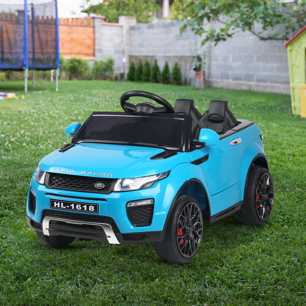 Electric Ride On Car SUV Range Rover-inspired Toy Cars Remote 12V Blue