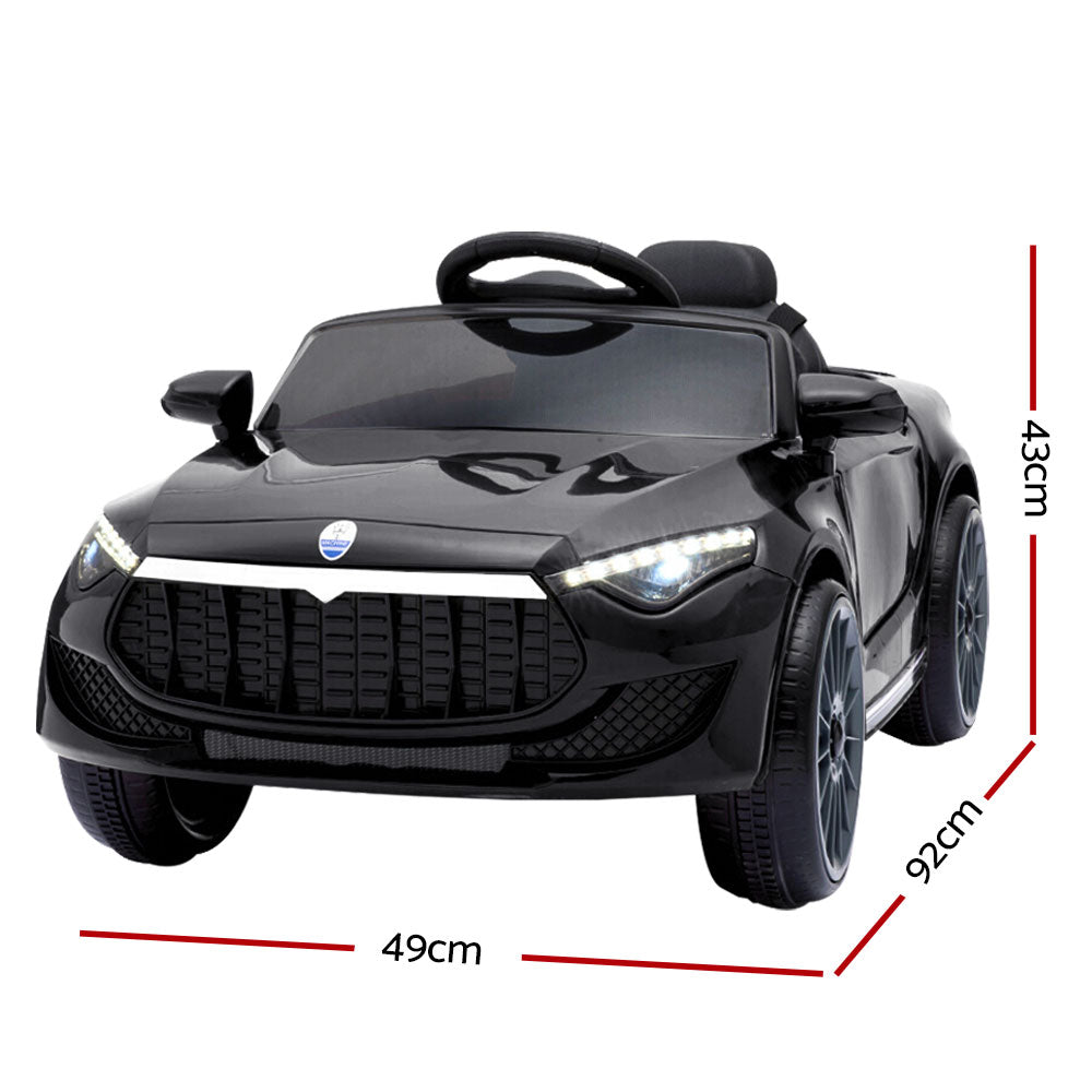 Electric Ride On Car Toys Cars Horn Music Remote Control 12V Black