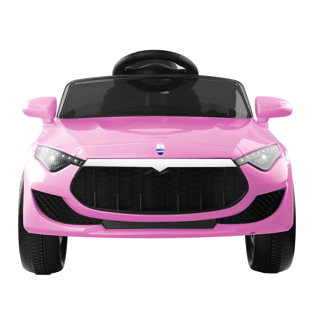 Electric Ride On Car Toys Cars Headlight Music Remote Control 12V Pink