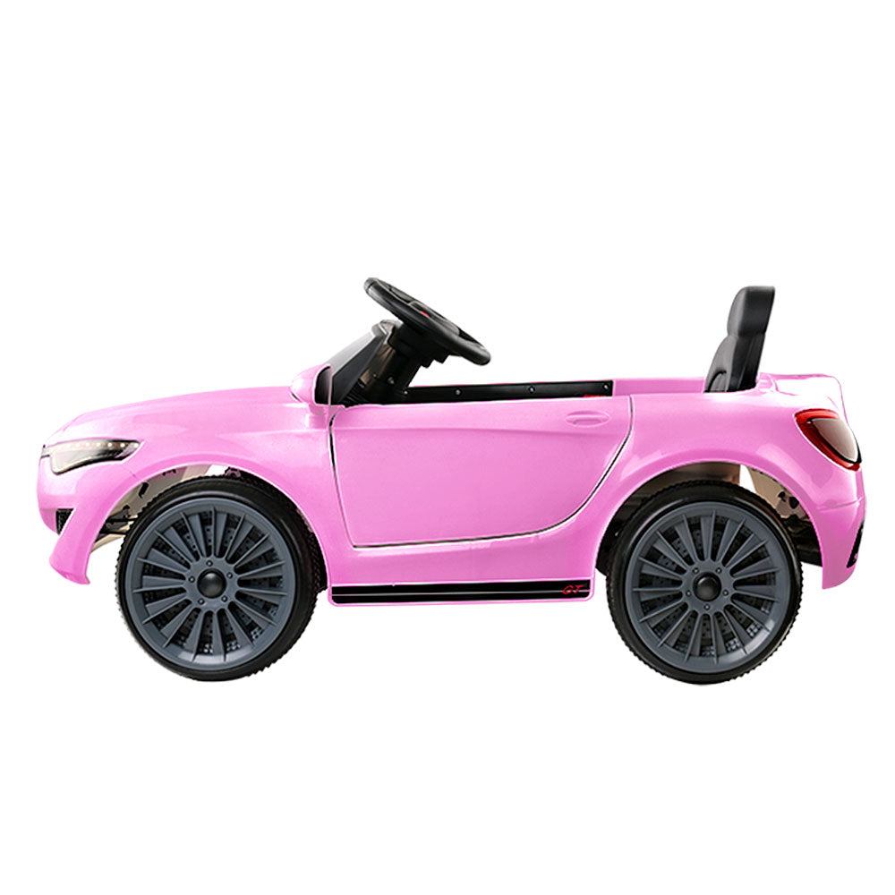 Electric Ride On Car Toys Cars Headlight Music Remote Control 12V Pink