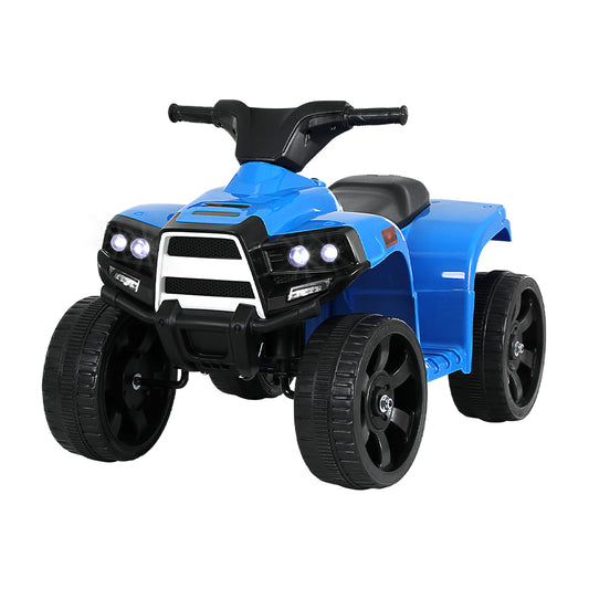 Ride On ATV Quad Motorbike Car 4 Wheeler Electric Toys Battery Blue