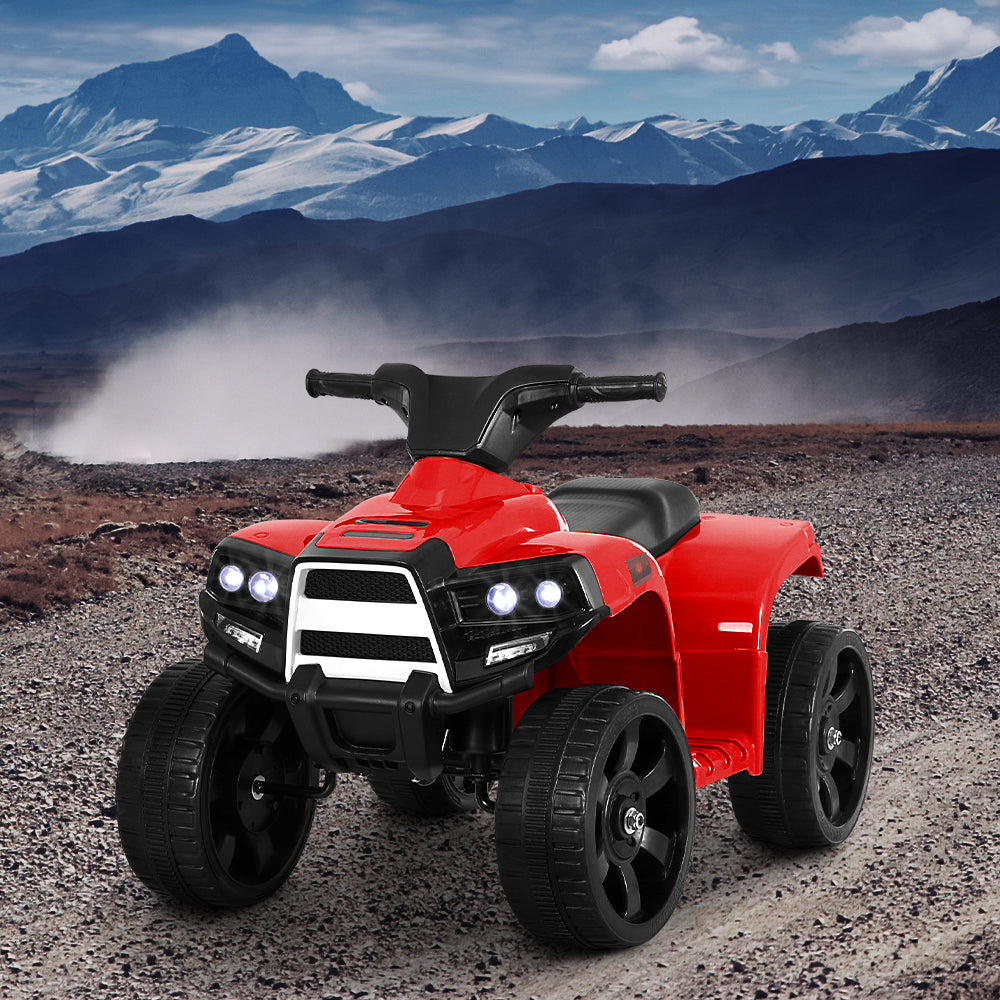 Ride On ATV Quad Motorbike Car 4 Wheeler Electric Toys Battery Red