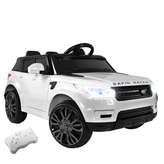 Electric Ride On Car SUV Range Rover-inspired Cars Remote 12V White