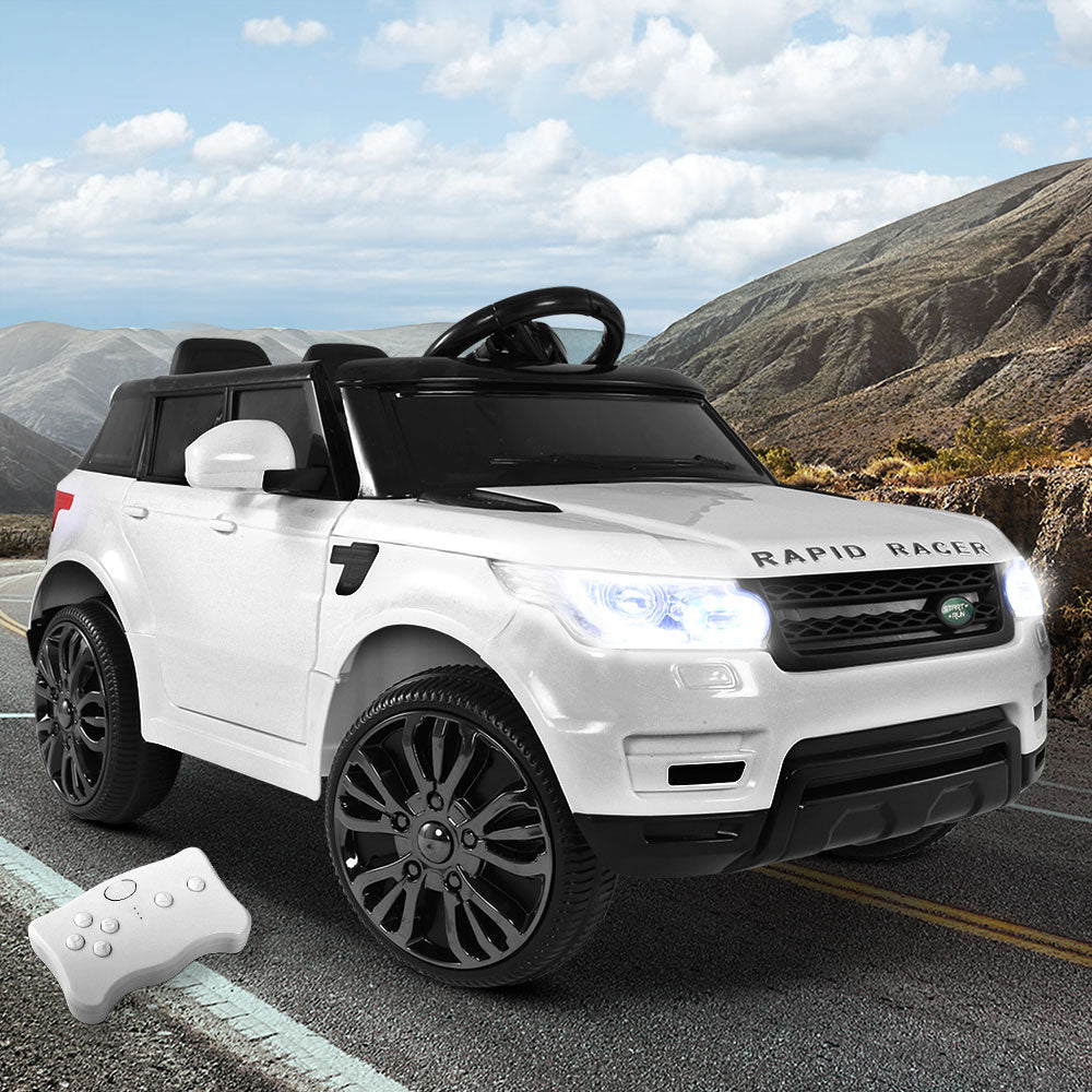 Electric Ride On Car SUV Range Rover-inspired Cars Remote 12V White