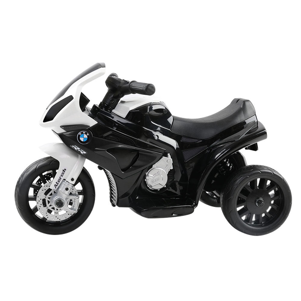 Kids Electric Ride On Police Motorcycle Motorbike BMW Licensed S1000RR Black