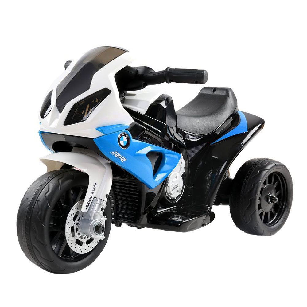 Kids Electric Ride On Police Motorcycle Motorbike BMW Licensed S1000RR Blue