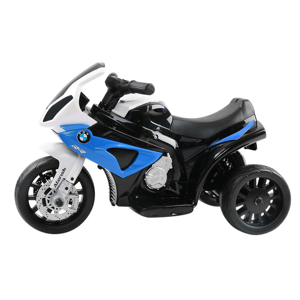 Kids Electric Ride On Police Motorcycle Motorbike BMW Licensed S1000RR Blue