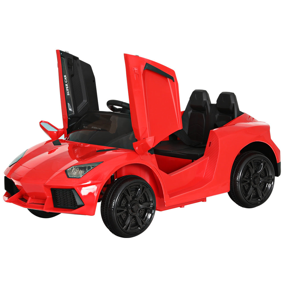 Electric Ride On Car Ferrari-Inspired Toy Cars Remote 12V Red