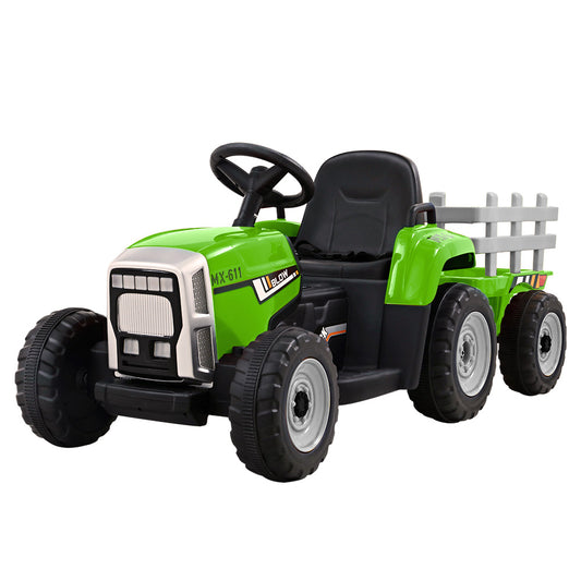 Electric Ride On Car Tractor Toy Cars 12V Green