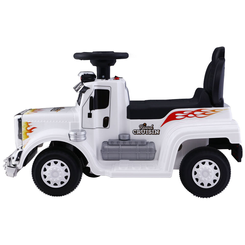 Electric Ride On Car Truck Motorcycle Motorbike Toy Cars 6V White