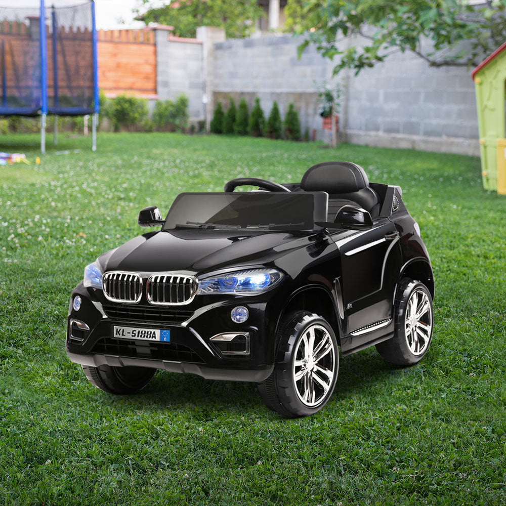 Electric Ride On Car SUV BMW-Inspired X5 Toy Cars Remote 6V Black