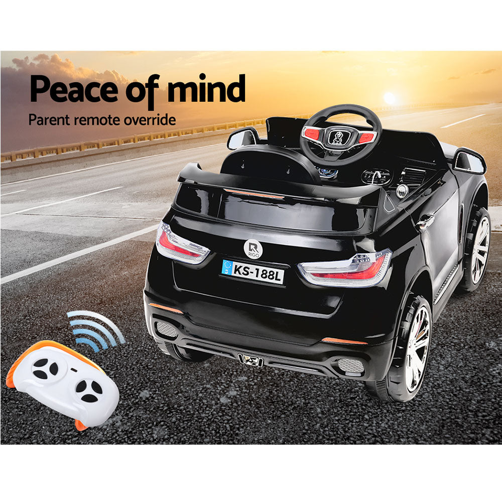 Electric Ride On Car SUV BMW-Inspired X5 Toy Cars Remote 6V Black