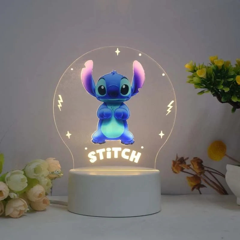 Disney Lilo & Stitch Cartoon Night Light / Table Lamp