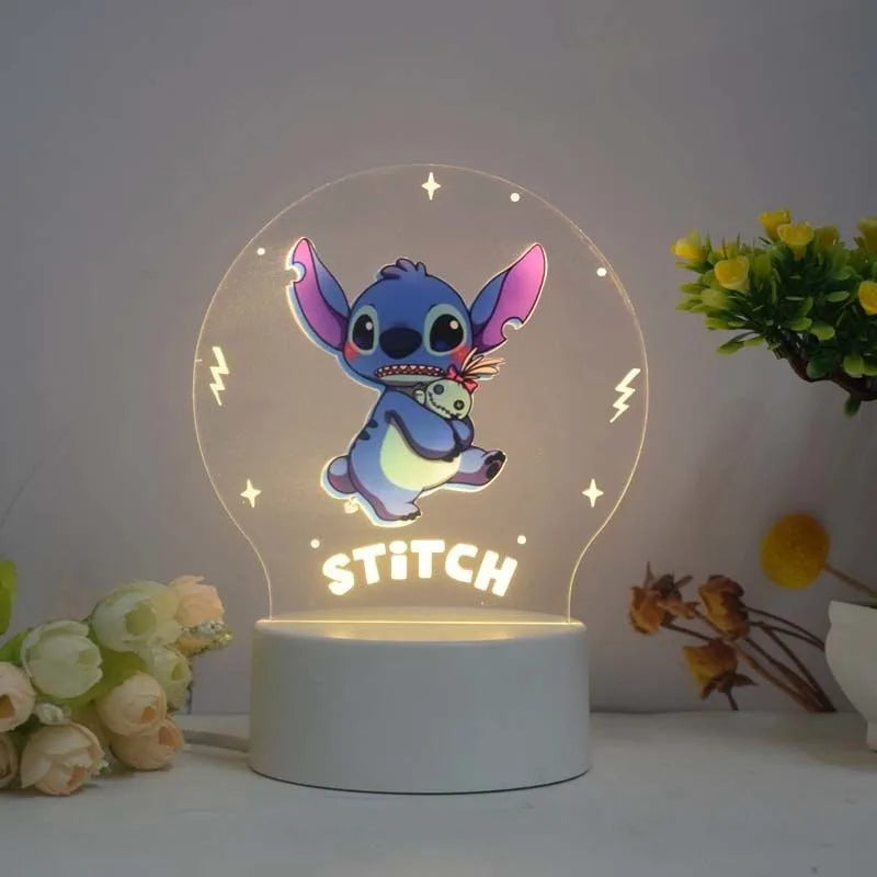 Disney Lilo & Stitch Cartoon Night Light / Table Lamp