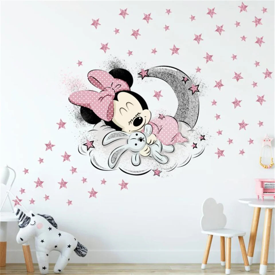 Wall Sticker Minnie & Mickey Decal