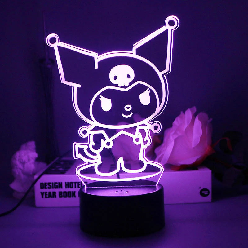 Hello Kitty KEROKERO KEROPPI My melody Kawaii Bedside Night Light