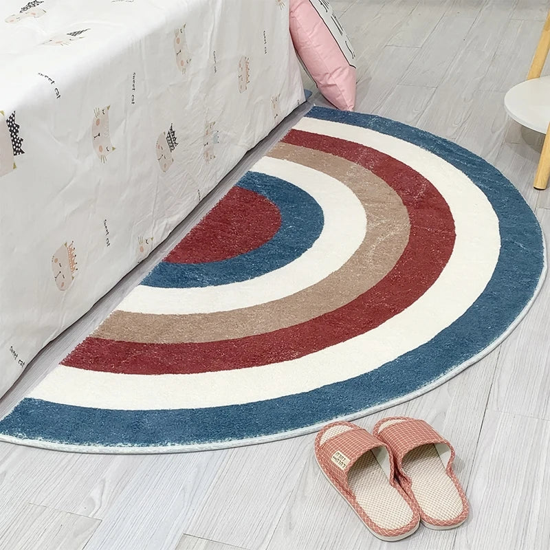 Cute Semicircle Children Bedside Rugs