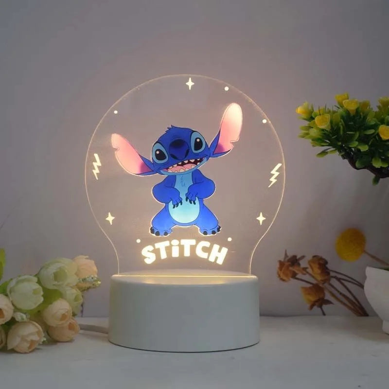 Disney Lilo & Stitch Cartoon Night Light / Table Lamp