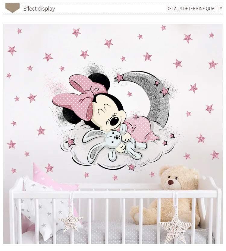 Wall Sticker Minnie & Mickey Decal