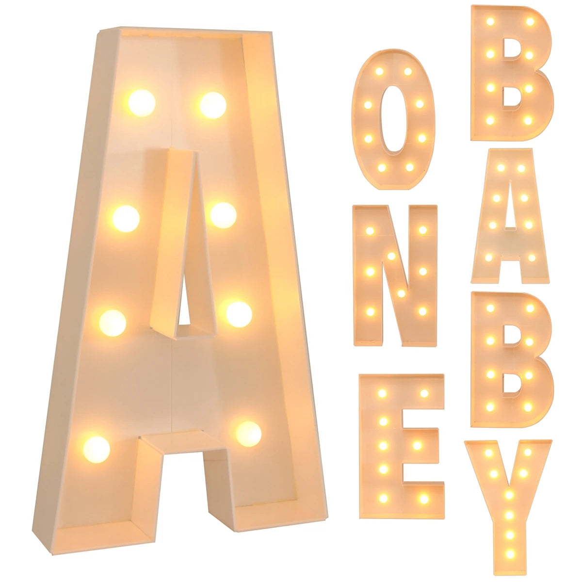 91.5CM Giant Alphabet LED Lights