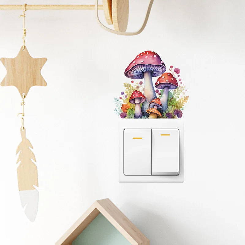 Cute Animals Children's Bedroom Decorative Light Switch Self-Adhesive Wall Stickers