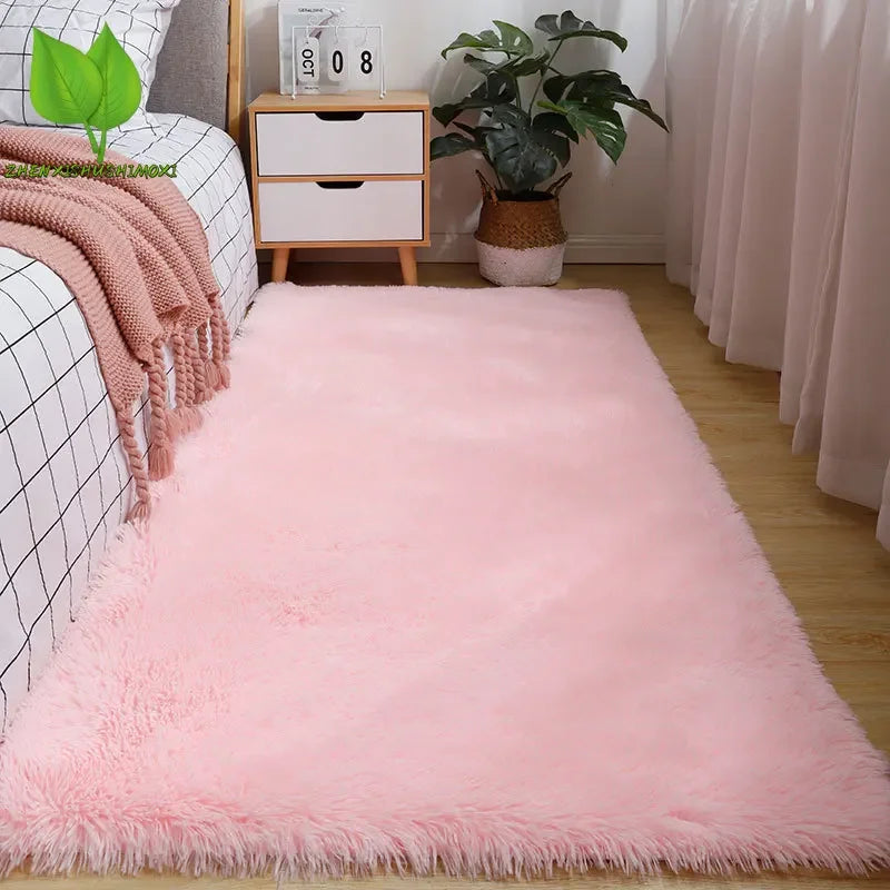 Bedside Soft Fluffy Rugs