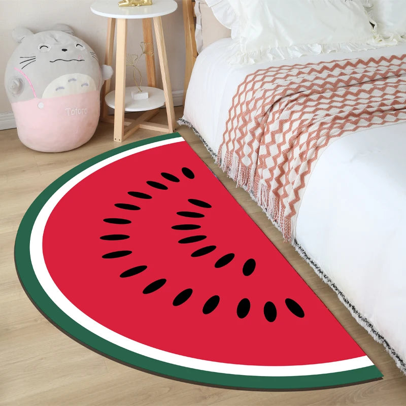 Cute Semicircle Children Bedside Rugs