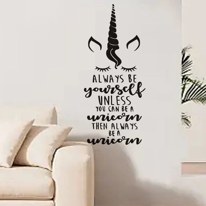 Children's Room Unicorn Vinyl Wall Decal