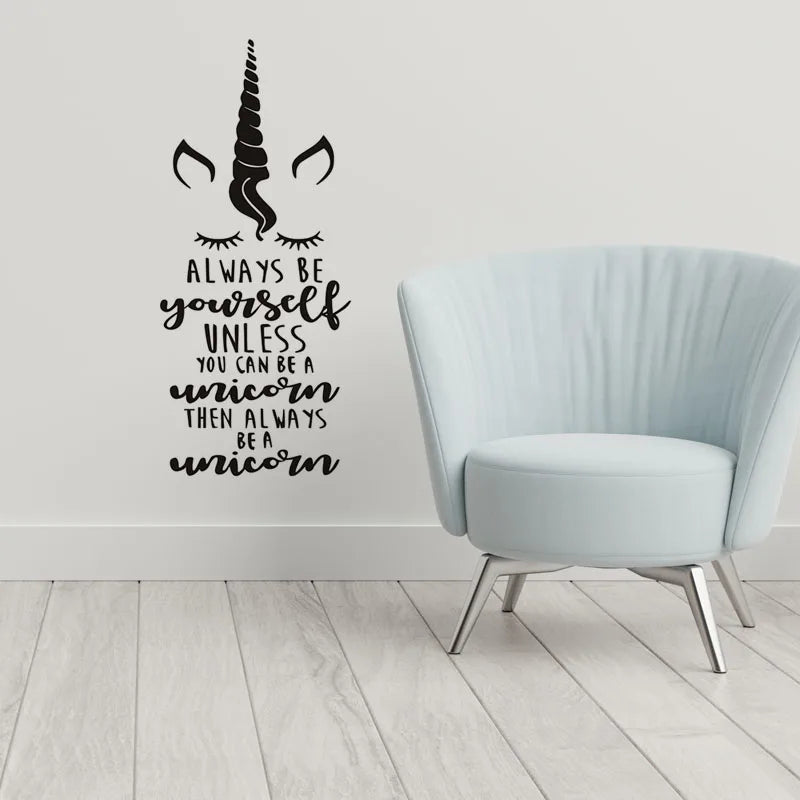 Children's Room Unicorn Vinyl Wall Decal