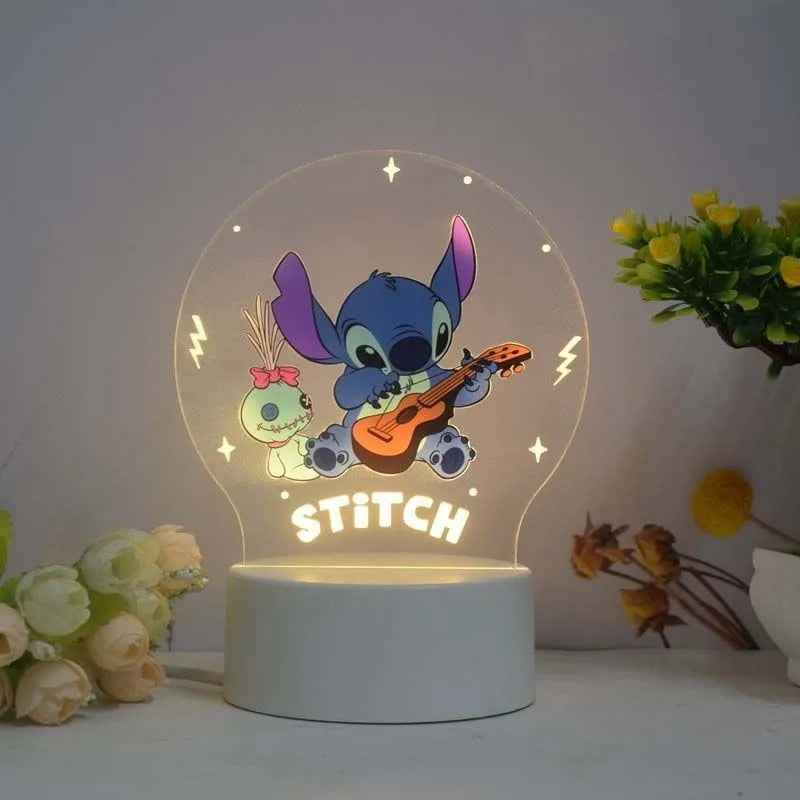 Disney Lilo & Stitch Cartoon Night Light / Table Lamp