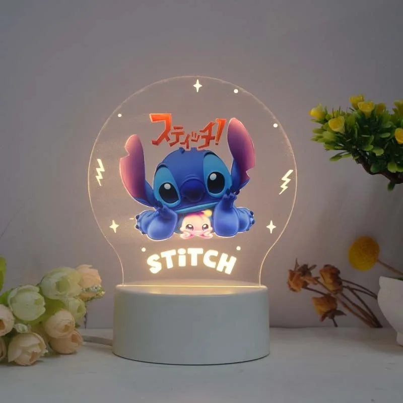 Disney Lilo & Stitch Cartoon Night Light / Table Lamp