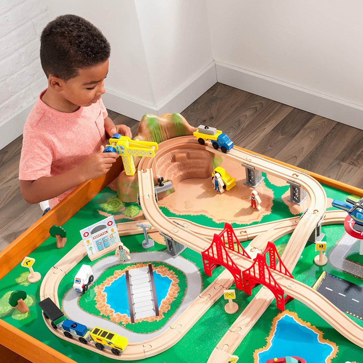 Ride Around Train Set and Table for kids