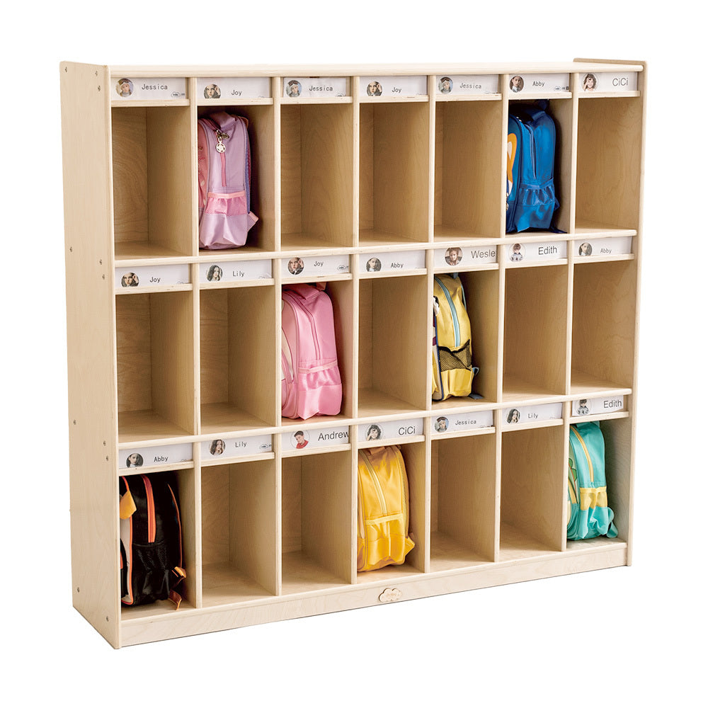 21 Cubbies Bag Locker Storage Cabinet