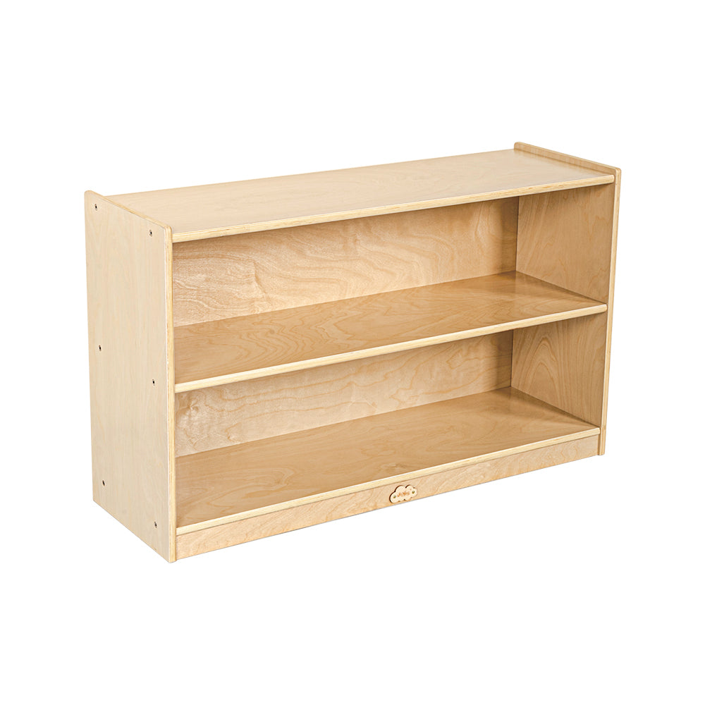 2 Shelf Wooden Storage Cabinet H60.5cm