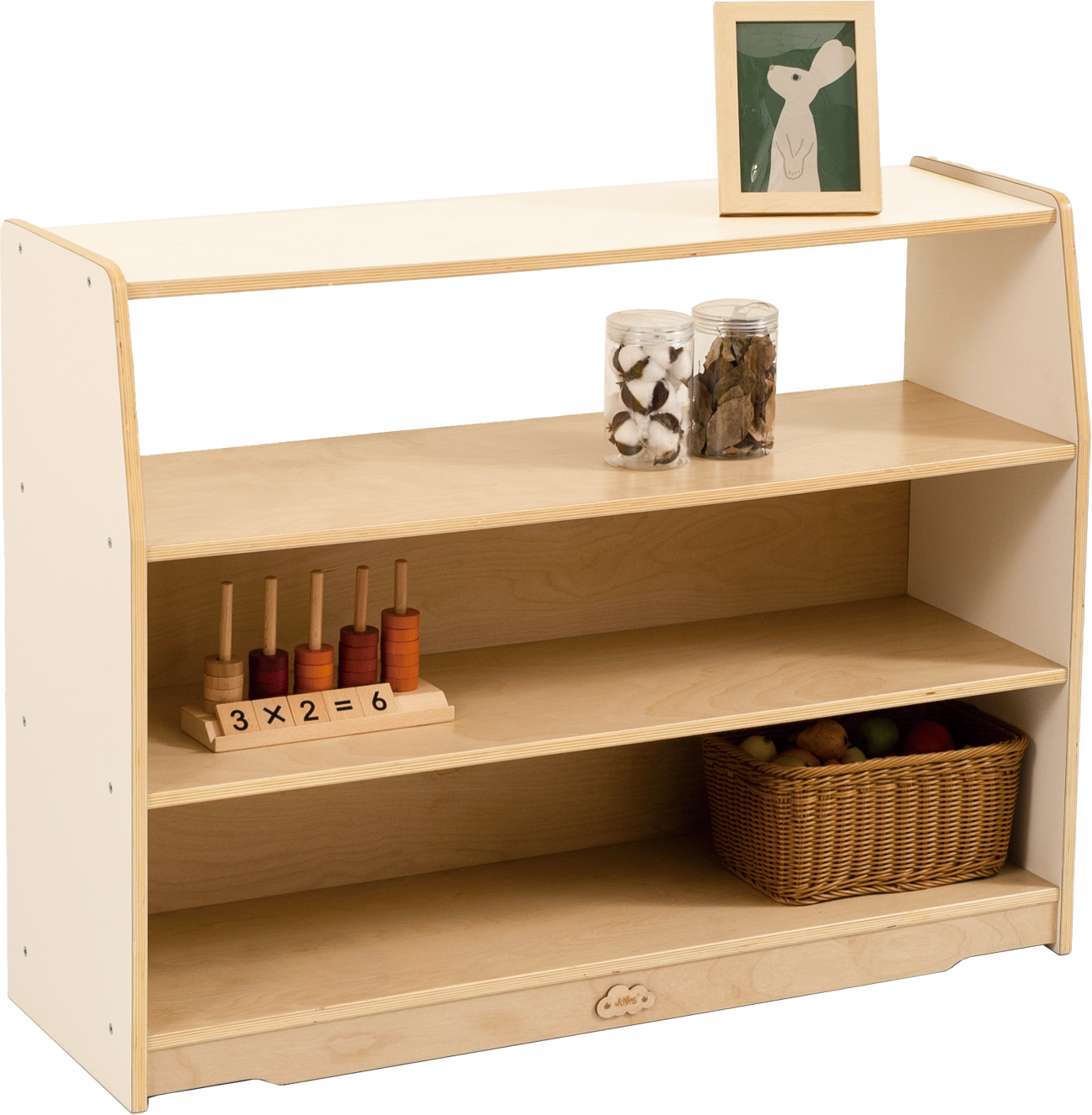 Jooyes Goteborg 3 Shelf Storage Cabinet - H76cm