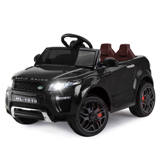 Ride-On Car Electric Battery Children's Toy Powered w/ Remote 12V Black