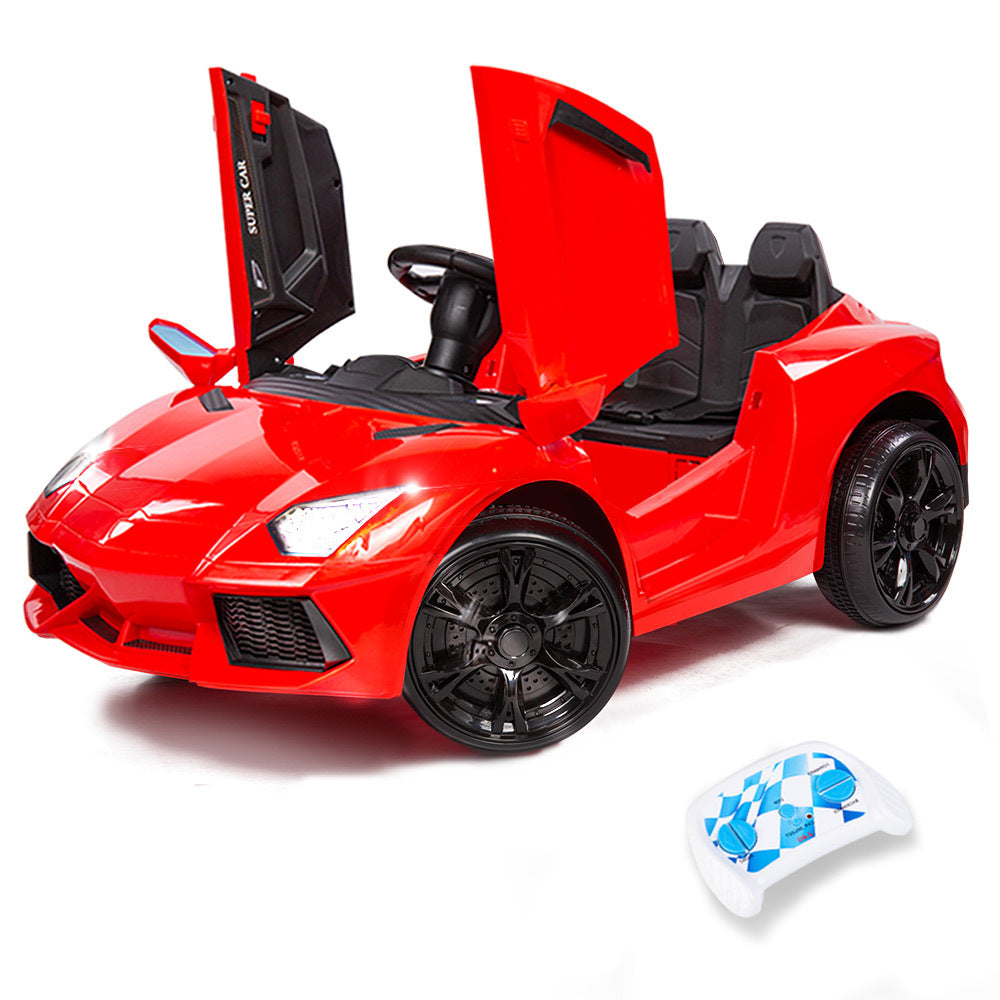 Lamborghini Inspired Ride-On Car, Remote Control, Battery Charger, Red